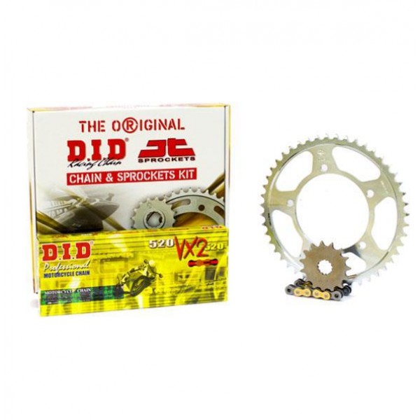 DID-JT  Σετ Γρανάζια-Αλυσίδα κινήσεως Yamaha XT 660R/X '04-'10  ΑΝΤΑΛΛΑΚΤΙΚΑ